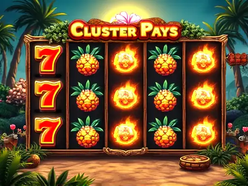 Aloha! Cluster Pays pokie artwork at The Star Casino