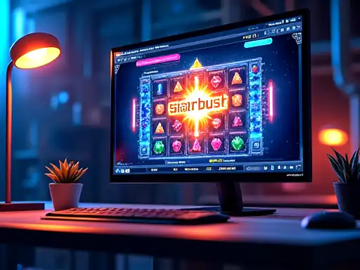 Starburst pokie artwork at The Star Casino