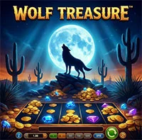 Wolf Treasure pokie artwork at The Star Casino